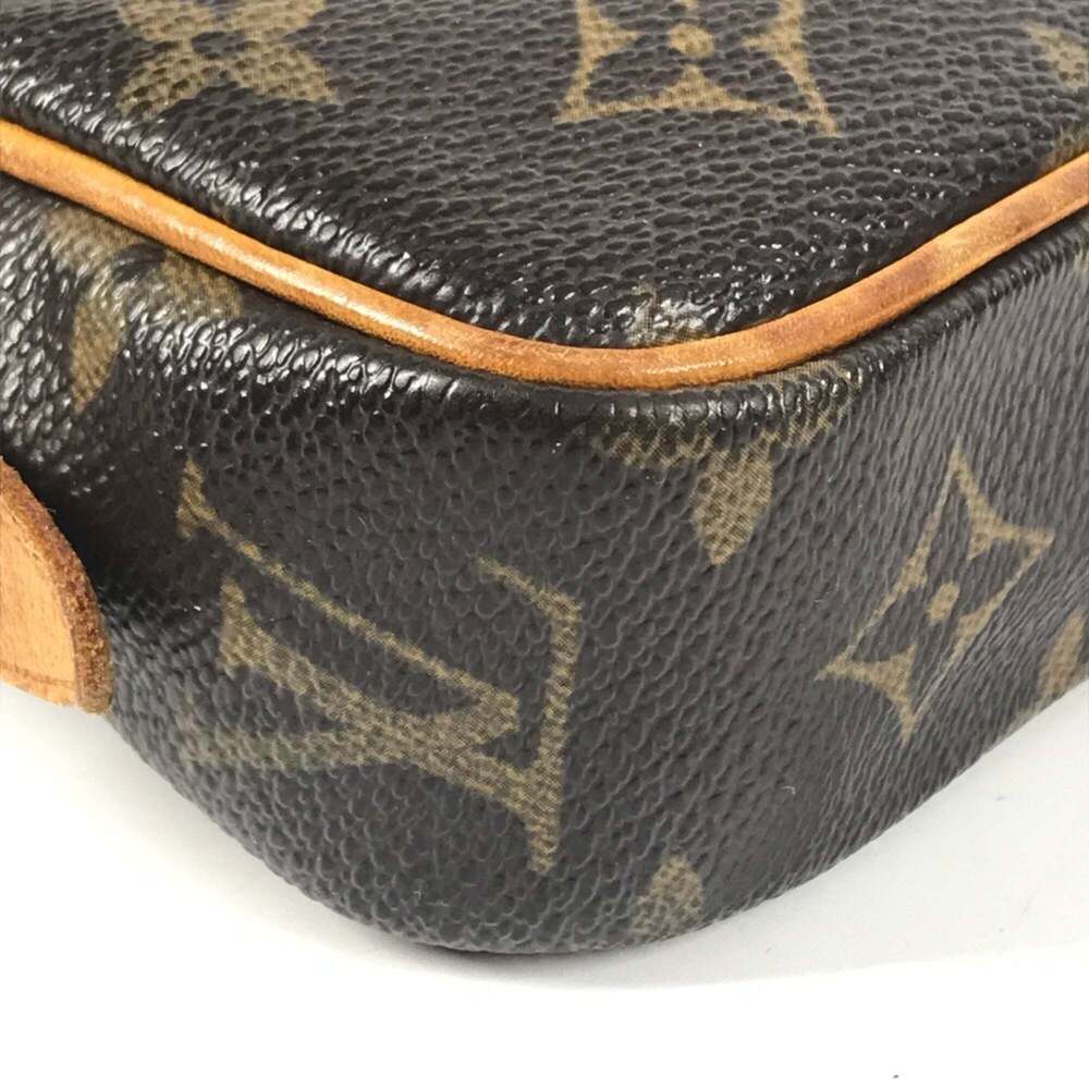 LOUIS VUITTON Authentic Brown Monogram Canvas Pochette Shoulder Bag - Picture 12 of 15
